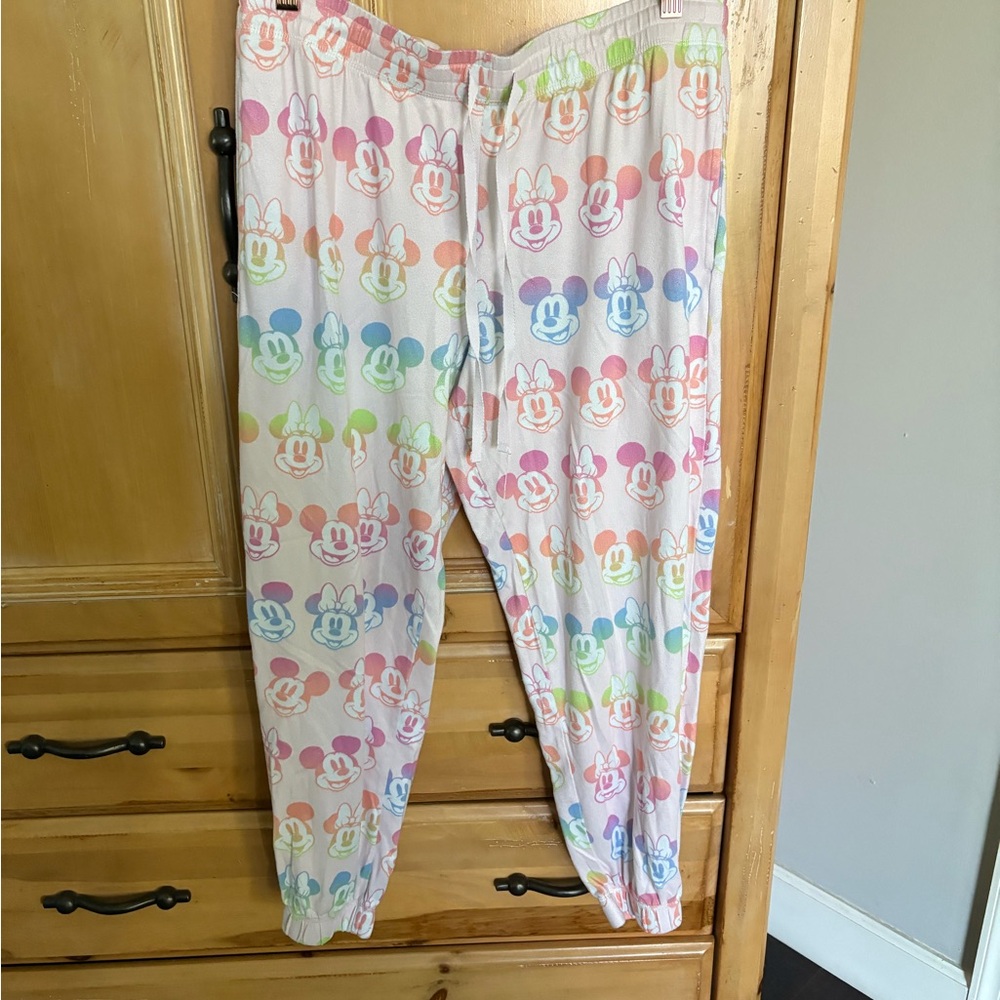 Disney Mickey & Minnie Mouse Pajama Set – Pastel Print | Size Large (12/14) - Picture 9 of 9